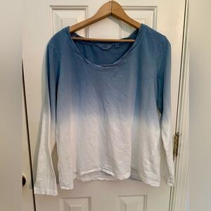 Candace Cameron Bure Ombre Long Sleeve Shirt